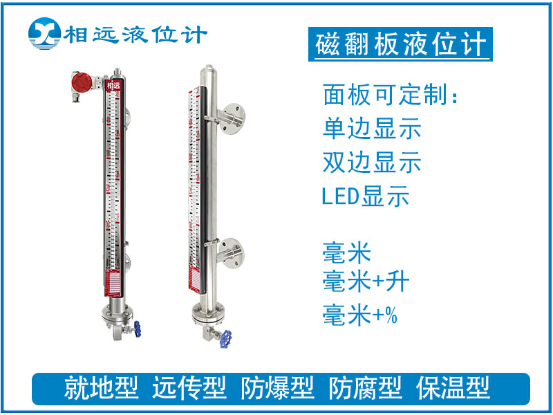 磁翻板液位計(jì)面板刻度可以顯示容積或者百分比嗎？